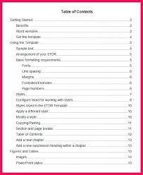 Table Of Contents Apa 6th Edition Judgment
