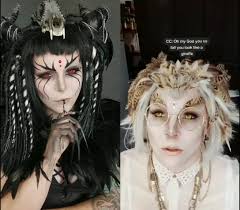 Baked Bean Meets a Demon Makeup Transformation