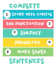Complete Sentences Lessons Tes Teach