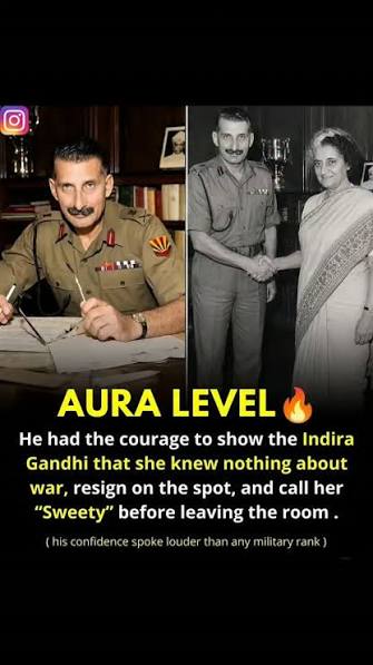 Sam Manekshaw's confidence was legendary, but his bluntness with Indira Gandhi became part of military folklore. From challenging her understanding of war to calling her “Sweety,” his fearless personality showed why his