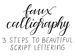 Also printable alphabet letters to practice forming letters with duplo, playdough, candy, and more. Faux Calligraphy 3 Simple Steps To Beautiful Script Lettering Scribbling Grace