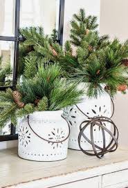 Container Branches Faux Christmas Christmas Greenery Christmas Decorations