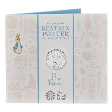 2019 Peter Rabbit 50p Coin Royal Mint Beatrix Potter Coins