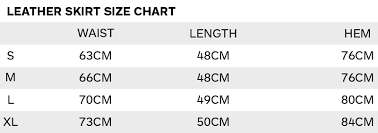 Sizing Charts Catwalk Connection