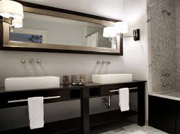 When installed, corner bathroom sinks have the main fixtures situated from the corner where the walls meet. Double Vanities For Bathrooms Hgtv