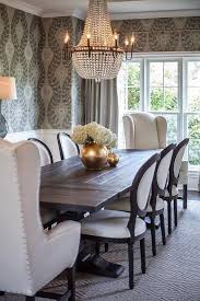 Nice Nice Black And White French Round Back Dining Chairs Transitional Dinin Home Decor Round Back Dining Chairs Dining Room Inspiration Dining Room Design