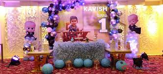 Hall Birthday Decoration At Home Wall Baby Boss Theme Birthday Stage Decoration 1st Birthday Decorations Birthday Decorations Birthday