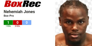 BoxRec: Nehemiah Jones