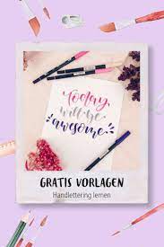 Zum lernen des alphabets oder für gedächtnisspiele. Handlettering Vorlagen Zum Ausdrucken Topp Kreativ Blog