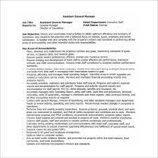 Hotel managers perform all the general functions in a hotel on behalf of the shareholders and the owners of the business. General Manager Job Description Template 9 Free Word Pdf Format Download Free Premium Templates