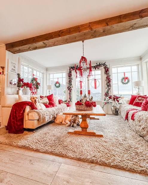 Staging an Atlanta home for holiday market appeal, AI generated