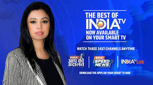 India TV becomes the only news group to have exclusive CTV news channels in  India – India TV