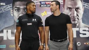 Anthony joshua's height is impressive for a boxer. Skysports Anthony Joshua Wladimir Klitschko Boxing 3855686 The Fight Citythe Fight City