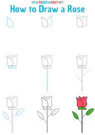 Here presented 55+ easy drawing for kids images for free to download, print or share. How To Draw A Rose How To Draw Easy