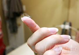 Gently rub the contact with solution — use two to three drops and rub for about 10 seconds on each side. How To Put On And Take Off Contact Lenses