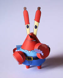 Mr Krabs Papercraft By Kamibox On Deviantart With Images Spongebob Crafts Paper Crafts Spongebob Birthday