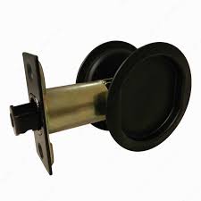 Citiloc round bed/bath privacy pocket door latch. Pocket Door Pull Round Richelieu Hardware