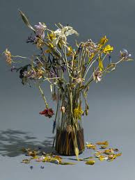 Wilting Flowers Delightfully Sculpted in Glass