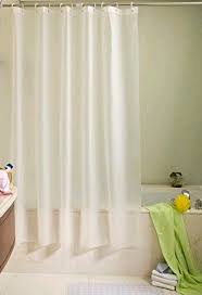 Uforme Contemporary Extra Long Shower Curtain Waterproof And Mildew Resistant All Color Vinyl Bath Curtai Vinyl Shower Curtains Plastic Shower Curtain Curtains