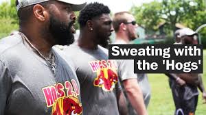 Washington redskins brxlz team logo 3d toy puzzle 503 pcs nfl ages 12 gift. The New Hogs Of The Washington Redskins Bond Over Sweat Steaks Youtube