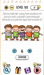 Feb 24, 2020 · game brain out. Kunci Jawaban Brain Test Level 101 110 Lengkap Dengan Gambar
