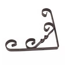 Limited time sale easy return. Scroll Bracket Black Shelving Woodlands Diy Store