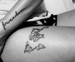 Alors pourquoi ne pas l'imprimer sur sa peau ? Tatouage De Voyage 7 Amelie