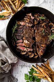 Let the steak rest at room temperature for 30 minutes. The Perfect Cast Iron Steak The Crumby Kitchen