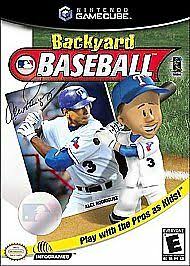 Batting practice robotic pitching machine mr. Backyard Baseball Nintendo Gamecube 2003 For Sale Online Ebay