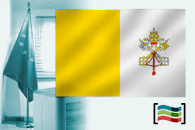 Ciudad del vaticano se encuentra en europa, su capital es ciudad del vaticano. Comprar Bandera De Ciudad Del Vaticano Para Despacho Comprar Banderas