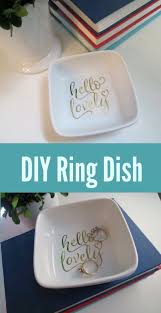 Where is that perfect piece of storage for necklaces, rings, earrings. Diy Ring Dish Current Cricut Deals Gather Lemons