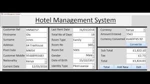 The office access 2003 database (*.mdb) is going to be upgraded to access 2007 database (*.accdb). How To Create Hotel Management System In Microsoft Access 2016 Using Vba Full Tutorial Youtube