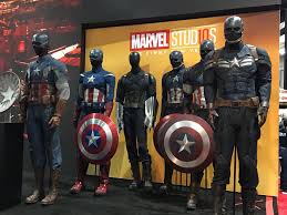 Critic reviews for captain america: From The First Avenger To Infinty War All Of The Main Captain America Suits Are Being Showcased At San Diego Comic Con Marvelstudios