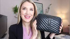 Handbag Review: Saint Laurent Lou Black Camera Bag in Matelasse with Black  Hardware