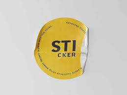 Free Rectangle Sticker Mockup Psd In 2020 Mockup Mockup Psd Restaurant Branding Design