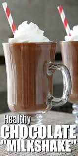 Healthy Chocolate Milkshake Recipe In 2020 Healthy Chocolate Milkshake Healthy Milkshake Recipes Milkshake Recipe Easy