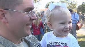 Families welcome home soldiers
