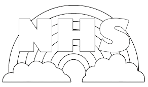 In greek and roman times, it was believed that rainbows were a path created by the goddess of the rainbow, iris, linking us to the immortals. Nhs Rainbow Colouring Poster Rooftop Post Printables