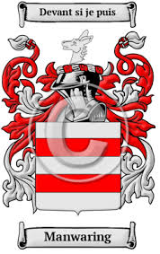 Manwaring Name Meaning, Family History, Family Crest & Coats of Arms