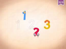 Little scampi fly off into the distance. The Horn Book Endless Numbers App Review
