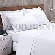 Jogos de cama de qualidade para o seu conforto e descanso. Conamore Lencol Casal 140 X 190 X 15cm Branco 150 Fios Quality Lencol Com Elastico Para Hotelaria Resistente A Lavagem Industrial Conamore Hotelaria Cama Mesa E Banho