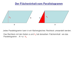 Значит, \( \displaystyle \delta abc=\delta adc\) (по ii признаку: Der Flacheninhalt Vom Parallelogramm Ppt Video Online Herunterladen