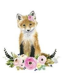 Blumenbabyfuchs Aquarellfuchs Waldkindertagesstatte Art Animal Animal Aquarellfuchs Art In 2020 Aquarell Fuchs Aquarelltiere Schone Bilder Zeichnen