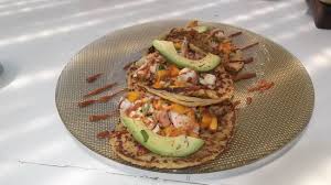 Top with a piece of fried fish, avocado crema, and. Fish Tacos Yum Picture Of Holbox Hotel Casa Las Tortugas Petit Beach Hotel Spa Holbox Island Tripadvisor