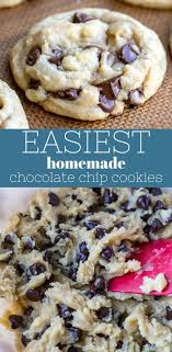 Easiest Chocolate Chip Cookie Recipe I Heart Eating Recipe Easy Homemade Chocolate Chip Cookies Recipe Simple Chocolate Chip Cookie Recipe Homemade Chocolate Chip Cookies Recipe