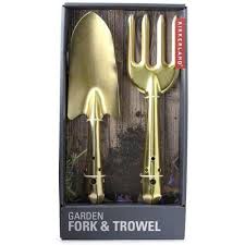 This pvc garden trowel was made of scrap material. Golden Gardening Tools Fork And Trowel