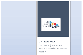 Bitte vermeiden sie beschädigungen und verunreinigungen der ware. A Return To Play Plan For Aquatic Facilities Welcome To Life Saving Victoria