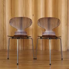 The ant (myren in danish) was named. Arne Jacobsen Rosewood Ant Chairs Model 3100 By Fritz Hansen 86477