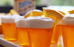 Teleport To Summer With These Blue Moon Jell-o Shots Jello Shot Recipes Orange Jello Shots Jell-o