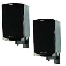 Am 41 Side Clamp Bookshelf Speaker Wall Mount Black Pinpoint Mounts In 2020 Speaker Wall Mounts Bookshelf Speakers Speaker Mounts